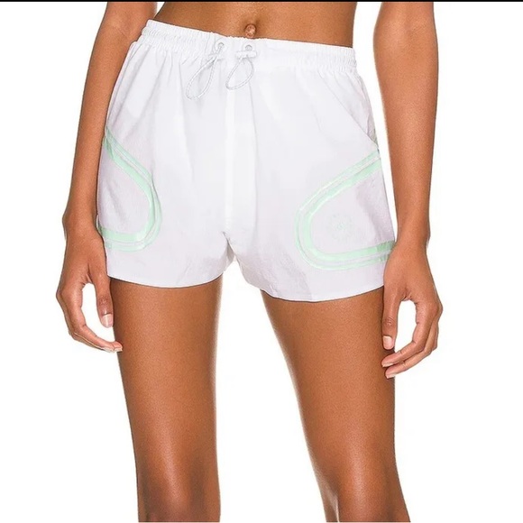 Adidas Stella McCartney Revolve  TPA asmc  Running Shorts White XS NWT - Picture 1 of 10